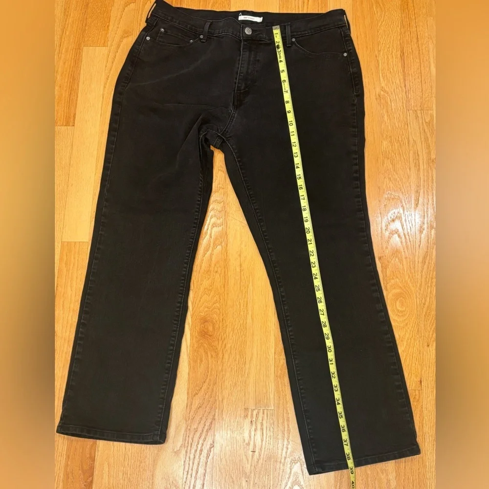 Levi's 505 Men’s Black Straight Leg Jeans size 34x30 Western Boho